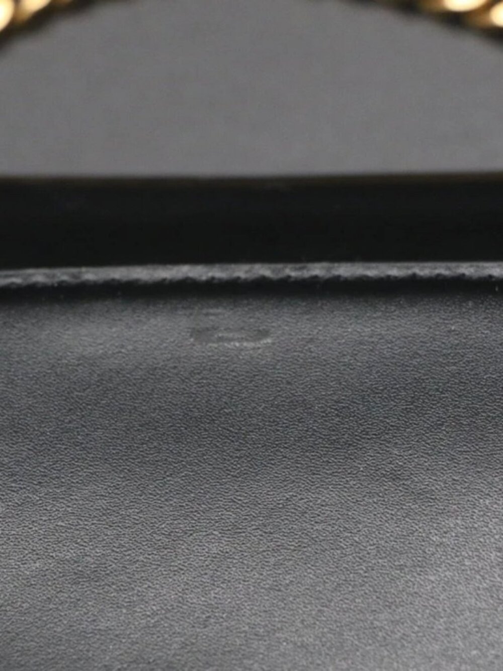 Balenciaga Hourglass Box Wallet on Chain - Black/Gold - Picture 6 of 14